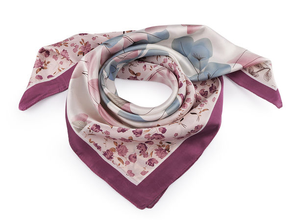 Premium quadratisches Satin-Halstuch (70x70 cm) - Elegantes, vielseitiges Mode-Accessoire