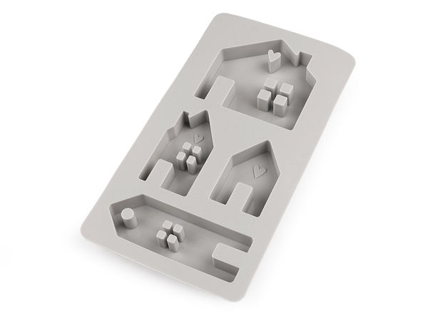 Premium flexible Silikon-Gießform für Deko-Häuser und Steine - Ideal für Gips, Beton und Gießharz
