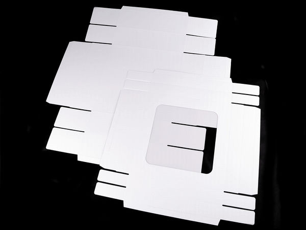 Papierschachtel mit Sichtfenster