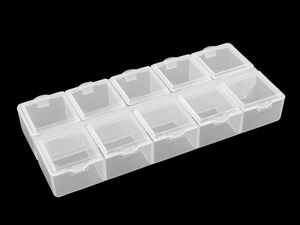 Kunststoffbox / Sortierbox 6x13,2x2 cm