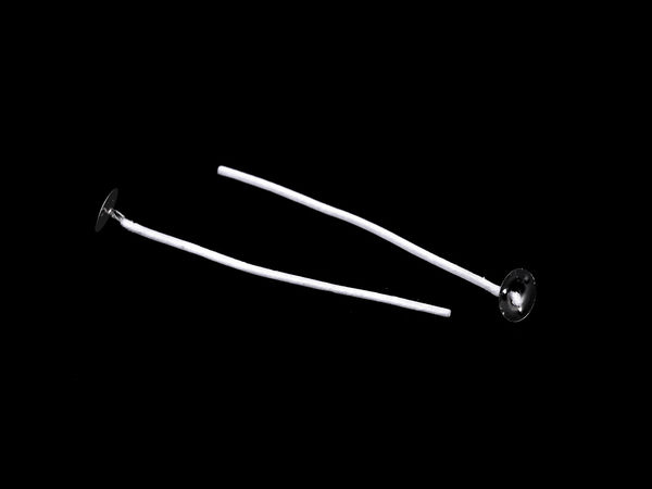 Premium gewachste Baumwolldochte mit Metall-Dochthaltern (8,5 cm, 12 mm Fuß)