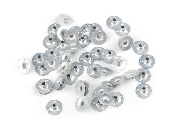 Kerzenherstellung - Dochtfüße aus Metall Ø 12 mm
