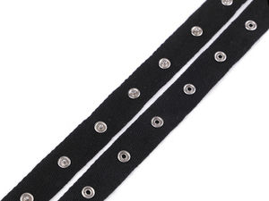 Baumwoll-Druckknopfband, Breite 20 mm