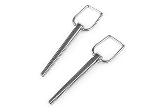 Metall-Taschengriffhalter in Nickel für Handtaschen - 20 mm
