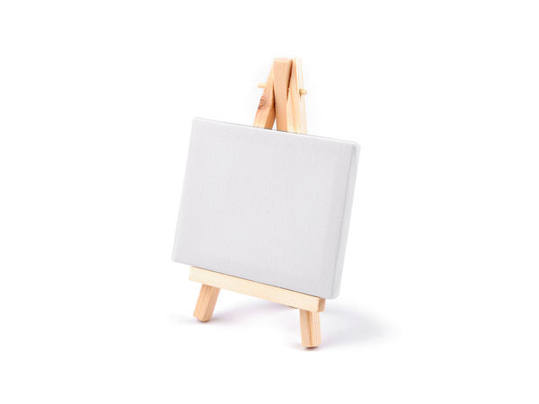 Mini-Holzstaffelei mit 8x10 cm Baumwollleinwand - DIY-Bastel- und Präsentationsständer