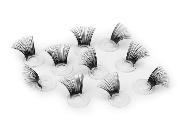 Dekoratives Bastelzubehör für Puppen - Wimpern Ø 13 mm