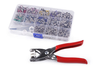 Druckknopf-Set Roland Baby Ø 10 mm mit Zange, für dünnere Stoffe