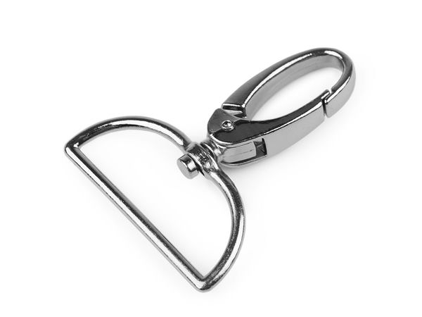 Karabinerhaken aus Metall / Wirbelkarabiner, passend für 37 mm Gurtband