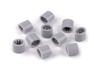 Kunststoff-Verschluss / Stopper für Festivalbändchen 7x9 mm