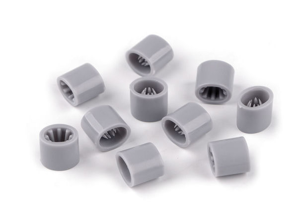 Kunststoff-Verschluss / Stopper für Festivalbändchen 7x9 mm