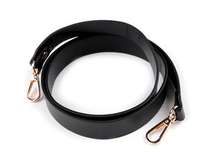 Kunstleder-Taschenriemen / Taschenhenkel mit Karabinern für Handtaschen, Breite 2,4 cm