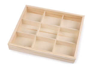 Holzbox / Organizer mit Schiebedeckel
