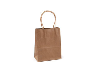 Kleine Premium-Papiertüten mit gedrehten Henkeln (11 x 15 cm) – Umweltfreundliche Geschenk- & Basteltüten