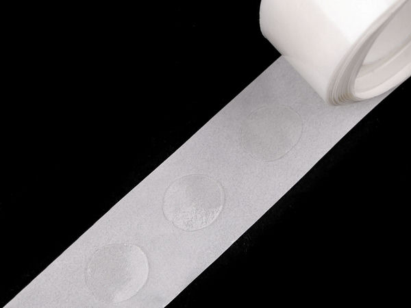 Doppelseitige Gel-Klebepunkte, selbstklebend, oval 10x12 mm