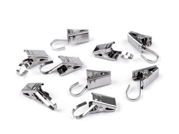 Vorhangclips aus Edelstahl