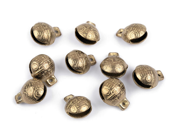 Messing-Glöckchen mit schönem Klang 13x17 mm