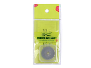 Premium 28mm Rollschneider-Ersatzklingen (2er-Pack) - Langlebiger Stahl für Stoff, Leder und Papier