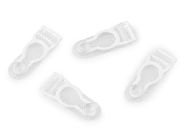 Premium-Strumpfhalter-Clips (10 mm) mit rutschfestem Silikon-Grip - Zubehör für Dessous & Bademode