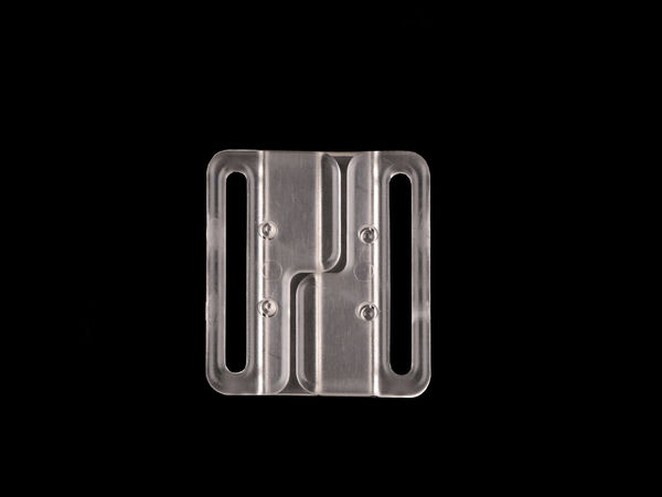 Kunststoff-Badebekleidungsverschluss / Bikini-Verschluss, Breite 32 mm
