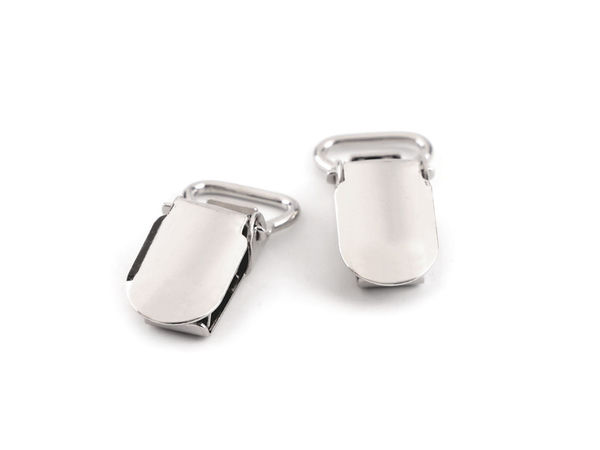 Premium Hosenträgerclip und Gurtschnalle aus Metall - 10 mm
