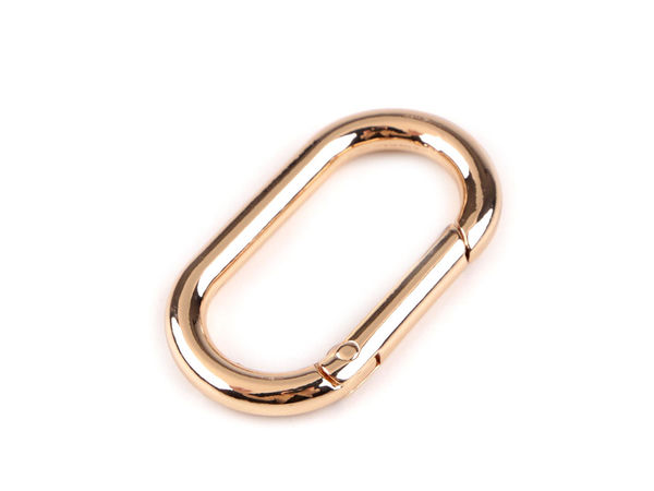 Premium Ovaler Karabinerhaken (25 mm) für Handtaschen, Riemen und Schlüsselanhänger