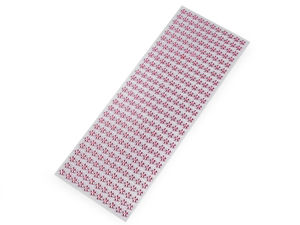 Selbstklebende Strassstein-Blumenstreifen - 8 mm glitzernde Kristall-Sticker für Scrapbooking, Kartengestaltung und DIY-Bastelarbeiten (308 Stück)