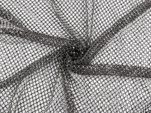 Elastischer Netzstoff mit Strasssteinen