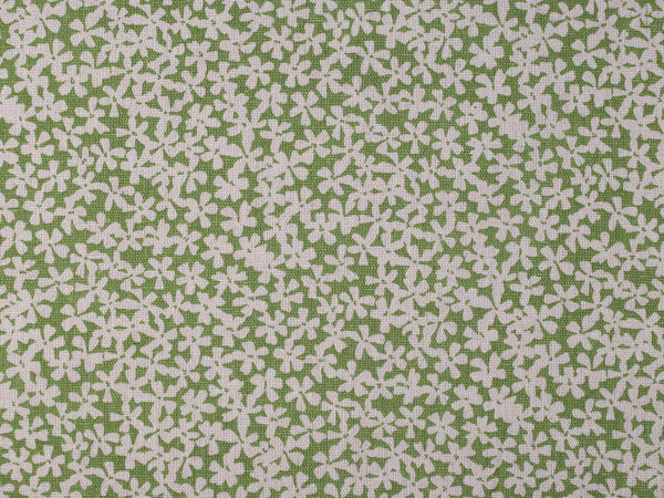 Baumwollstoff / Leinenimitat, gröber, Blumenmuster