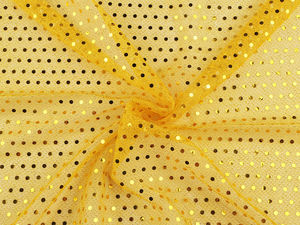 Premium 4mm Pailletten-Strickstoff - Funkelndes Stretch-Mesh für Tanzbekleidung, Karnevalskostüme und Abendkleider