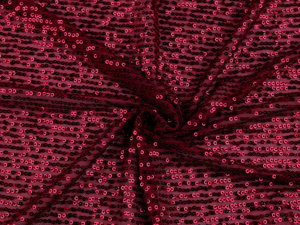 Premium Stretch-Pailletten-Strickstoff - 3 mm funkelnde Pailletten für Tanzbekleidung, Abschlussballkleider & Abendmode