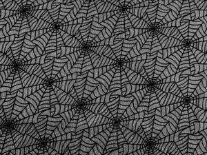 Premium Lurex-Strickstoff in Spinnweben-Optik - Elastischer Glitzerstoff für Kostüme und Dekoration