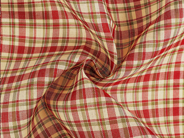 Premium Karo-Dekostoff - Strukturierter Polyester-Tweed für Tischdecken, Taschen und Wohnaccessoires