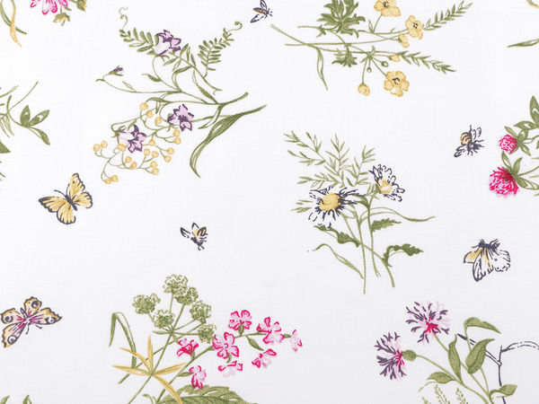 Baumwollstoff / Canvas, Wildblumen