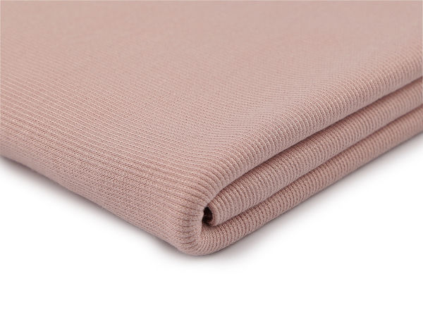 Premium elastischer Bambus-Rippstrickstoff - Schlauchware