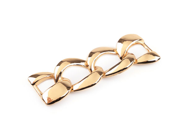 Premium-Metall-Zierkette für Kleidung, Bademode & Mode-Accessoires - 2,1x6,2 cm