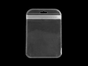 Premium transparente Druckverschlussbeutel mit Aufhängeloch (10,5 x 15 cm) - Wiederverwendbare Schnellverschluss-Verpackung für Einzelhandel und Organisation