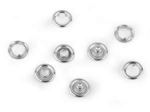Roland Baby Premium-Druckknöpfe Ø10mm für dünne Stoffe - Nickel-Finish (Großpackung)