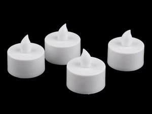 Premium batteriebetriebenes LED-Teelicht - Warmes Leuchten, Ø 3,6 cm