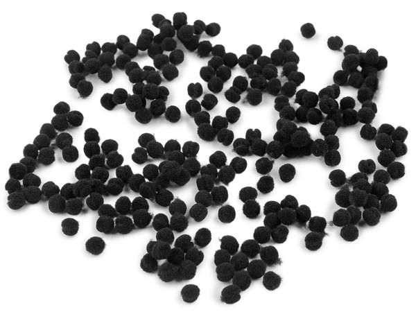 Premium Mini-Pompons 4 mm – Weiche Bastelkugeln für Kurzwaren, DIY-Dekorationen und Schmuckherstellung (2000er-Pack)