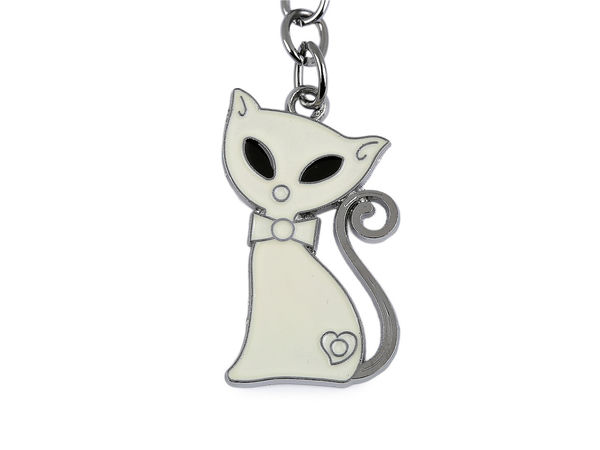 Bezaubernder Katzen-Schlüsselanhänger und Metallanhänger - Premium Emaille-Taschenanhänger für Rucksäcke, Handtaschen und Schlüssel
