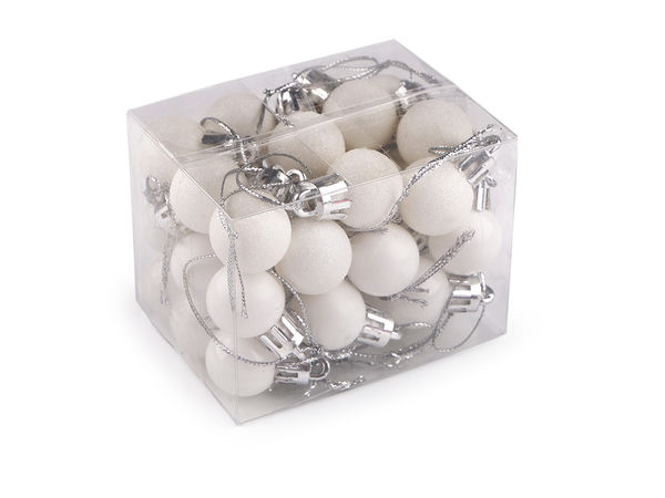 Mini-Weihnachtskugeln (Ø20 mm) – Premium-Christbaumschmuck in matt, glänzend und glitzernd