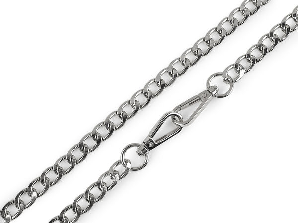Kette für Handtaschen und Mobiltelefone mit Karabiner, Länge 114 cm