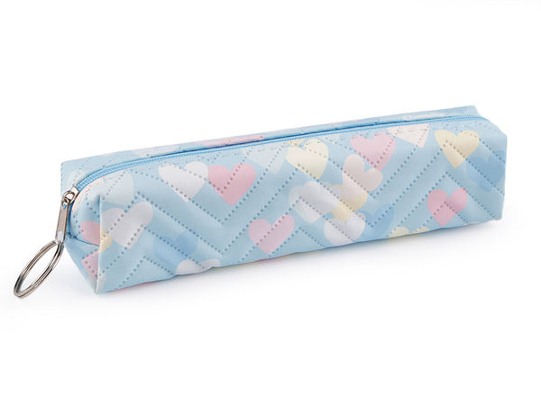 Etui / Federmäppchen, Herz 18x4 cm