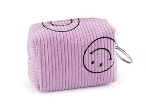 Mädchen-Täschchen / Schlüsselanhänger Smiley 9x6 cm