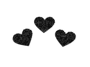 Strass-Herz-Bügelbild - Premium-Glitzermotiv für Kleidung, Schuhe und Accessoires