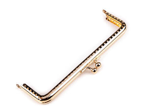 Premium Roségold Metall-Taschenbügel zum Einnähen (15,5 x 9 cm) für DIY-Handtaschen und Clutches