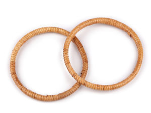 Taschengriffe aus Rattan für Taschen und Körbe Ø 13; 15 cm