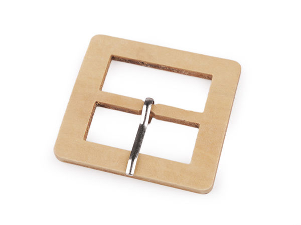Gürtelschnalle aus Holz für DIY-Projekte und Modedesign - 40 mm