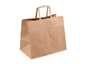 Papiertragetasche mit breitem Boden 32x27 cm