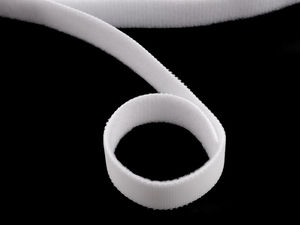 Doppelseitiges Klettband mit flachem Profil, für Haus und Garten, Breite 15 mm